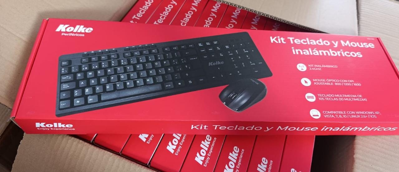 Kit Mouse y Teclado Inalámbrico Kolke